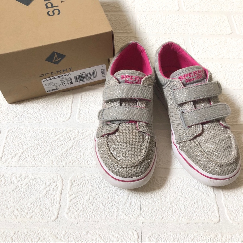 Sperry Metallic Velcro Shoe